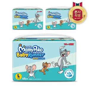 마미포코 베이비러너팬티 기저귀 대형 남여공용 4단계 L 120매