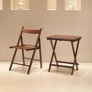 동서가구 모먼트 원목 브라운 접이식 테이블 DF927239