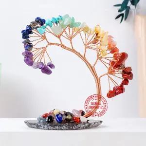 크리스탈 행운목 오브제 / 돈나무 금전수 행운 운수대통 발재수수 대박기원 재물운 개업선물 선물