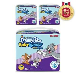 [LG생활건강]마미포코 베이비러너팬티 기저귀 점보형 남여공용 6단계 XXL 84매