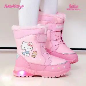 아트박스/산리오 헬로키티 하트 라이팅 방한부츠