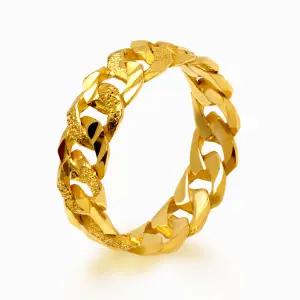 [한국금다이아몬드] 순금 24K 반지 체인 듀얼 컷팅 3.75g