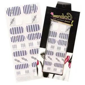 [하프클럽/]네일 스티커 마린 스트라이프 여자 데일리 붙이는