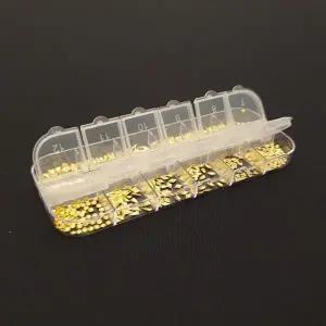 [하프클럽/]레진아트 네일아트 꾸미기 파츠 세트 골드리벳 네일파