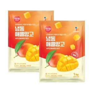 CJ프레시웨이 이츠웰 냉동애플망고1Kg x 2개