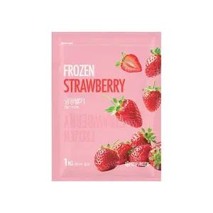 CJ프레시웨이 이츠웰냉동 무가당딸기1kg x 1개