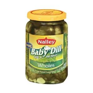 코스트코 NALLEY 베이비 딜 피클 1L_유리병