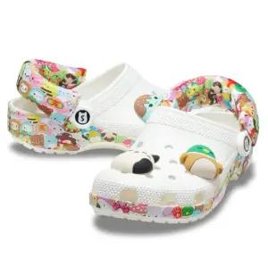 [크록스] 키즈 스퀴쉬멜로우 클래식 클로그 K 210228-90H 화이트 / 남아 여아 아