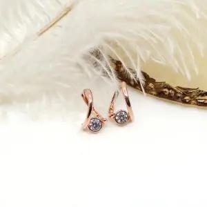 14k 큐빅 원터치 귀걸이 OPKYE7691