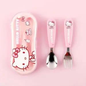 산리오 큐티 스푼포크 케이스세트-헬로키티