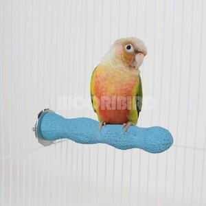 물결모양 발톱갈이 횃대(중) 앵무새 코뉴어 모란 왕관 퀘이커 횟대 장난감 부리갈이