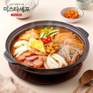 [미스타셰프] 부대찌개 600g x 4팩 /2세트구매시 육개장 증정