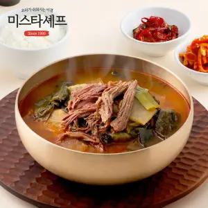 [미스타셰프] 사골우거지해장국 600g x 4팩 /2세트구매시 육개장 증정