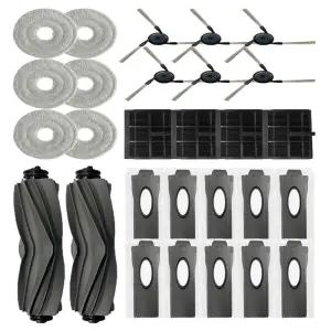 드리미로봇청소기 드리미X40울트라 호환 소모품 물걸레 먼지봉투 필터 메인 사이드 브러쉬 28SET 패키지