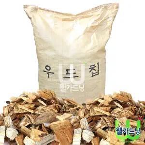 [조이가든]우드칩_90리터, 잡초발생을 억제하는 친환경 멀칭재,잡초방지,나무껍데기,나무바크,멀칭재,잡목조각