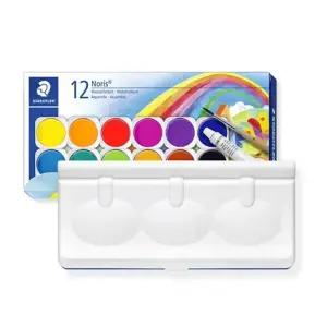스테들러 노리스 클럽 888 고체 수채 12색 물감