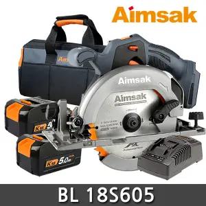 아임삭 BL18S605/BL18S60 원형톱 5A 배터리2개세트