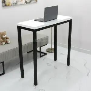 고정형 높이 986 서서 일하기 폭이 좁은 기다란 슬림 스탠딩 책상 1000 x 400