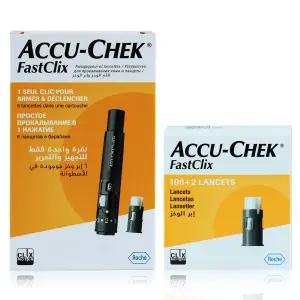 로슈 아큐첵 패스트클릭스 채혈기+채혈침 102개입 세트 자동란셋 채혈바늘