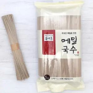 봉평촌 봉평 메밀국수 1kg  opp 봉지형 국내산 메밀 쫄면 밀면 소바 막국수 냉면 콩국수 소면 모밀 생면 사발 면 사리
