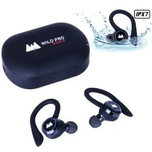 와일드프로 귀걸이형 블루투스 무선 이어폰 이어버즈 스포츠 운동 방수