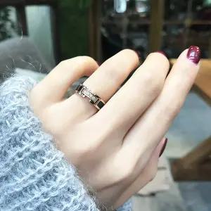 써지컬스틸 블랙다이아 반지