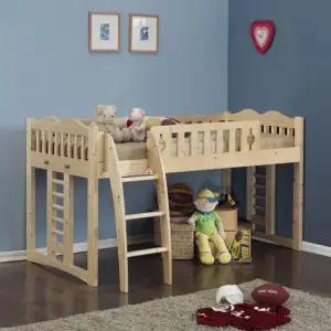 베컴 네추럴) 원목 싱글 벙커 초등 학생 어린이 침대
