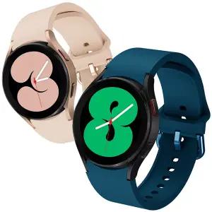 갤럭시워치FE 워치4 40 42 44 46mm 호환 전용 컬러 날개형 실리콘 스트랩 밴드 시계줄