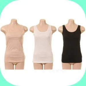 [롯데백화점]비비안 수피마 얇고 부드러운 순면100 여성런닝3컬러텍1 RU7360