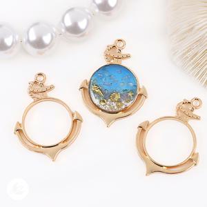 원형 닻 프레임 레진 아트 공예 재료 R286