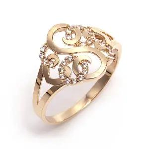 18K 반지 S 골드링 여성금반지 ROS1635