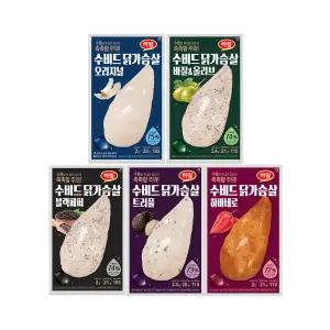 하림 수비드닭가슴살 100g 5종 각2봉씩(총10봉)