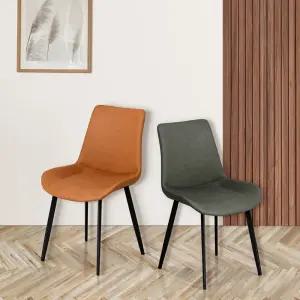 에브린 가죽 인테리어 식탁 의자_착불배송