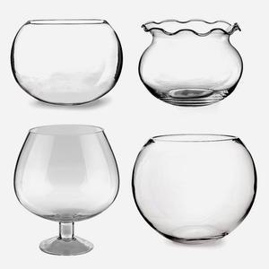 복주머니 대형 중형어항 단품 원형어항