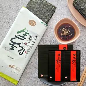 [바다소리]장에 찍어먹는 생돌김 5호 선물세트(쇼핑백 동봉) 옛맛김