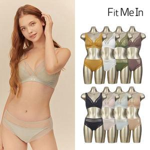 [비비안]핏미인 라이크라 컴포트플렉스 노와이어 여성속옷세트 16종