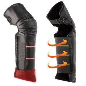 보온라이딩 바람막이 극세사 방한 무릎보호대 2P 다리보호대 방한대 가죽 무릎압박겸용 발토시 안전