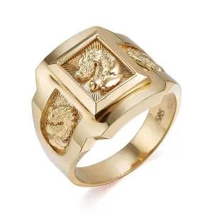 남자 18K 반지 애끼 검지 중지 스퀘어 용반지