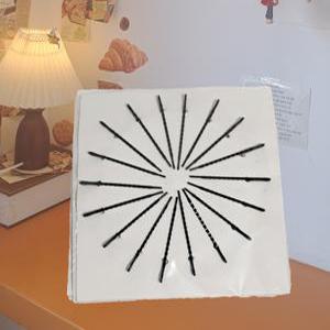 잔머리 고정 실핀 정리용 가는 머리핀 ( 4판 72알)