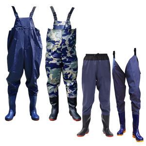 보스코 2023년 사이즈225~290 해루질 가슴장화 PVC 방수 바지장화 허벅지 낚시 갯벌체험 체스타