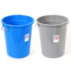 광신 오픈형 만능용기 55L 플라스틱통 대용량 휴지통 청통