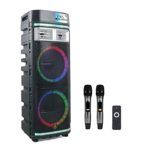 CR500 Coms UHF 이동식 스피커 앰프 무선 블루투스 순간최대출력 1200W / UHF 무선마이크 2EA 포함