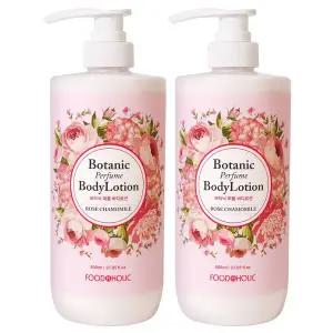 [푸드어홀릭](1+1)푸드어홀릭 보타닉 퍼퓸 바디로션 로즈 캐모마일 800ml/향이좋은 대용량 바디밀크