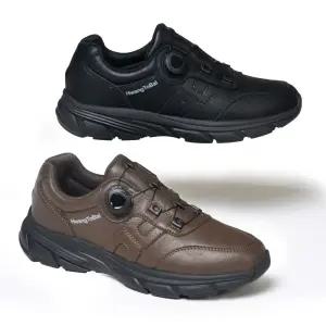 황토발 소가죽 남성신발 다이얼 컴포트화 경량 남성 캐주얼화