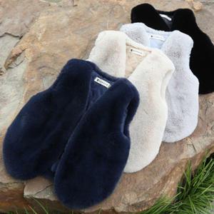 유아 페이크퍼조끼 털조끼 겨울 주니어 누빔 방한 퍼 퀼팅 밍크 아우터