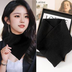 4058 니트 삼각 스카프 여자스카프 작은 쁘띠 미니 캐시미어 넥워머 머플러여성 고급 선물용