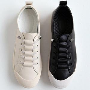 [더힐][더힐슈즈] 가죽 둥근코 여성여자 슬립온 스니커즈 운동화 2cm sjperu-521