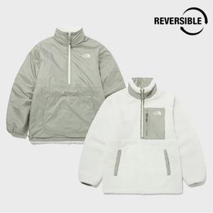 플레이 그린 리버서블 플리스 아노락 NJ4FP56B_IVO