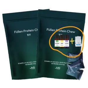 [천연아로마오일+케이스] JV 퓔렌콜라겐 프로틴츄 망고맛 가수분해 콜라겐 링곤베리 클라우드베리 338g 52개x2봉