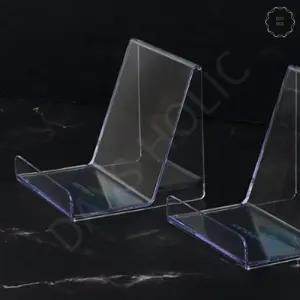 아크릴 책 진열대 전시 매거진랙 도서전시대 잡지거치대 2개